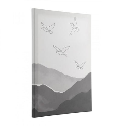 CUADRO ALAMINOS ESTAMPADO NEGRO GRIS BLANCO 295X420