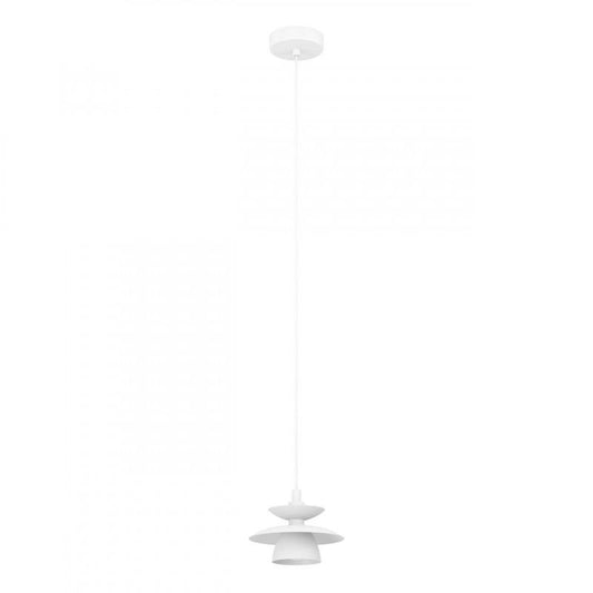 ALBARES COLG ACERO BLANCO  H1500 DM195 E14 1X25W IP20