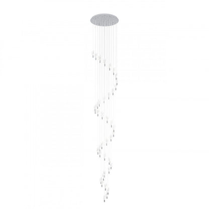 ORIHUELA COLG ACERO CROMO H5000 DM780 2234K LED 8800LM IP20
