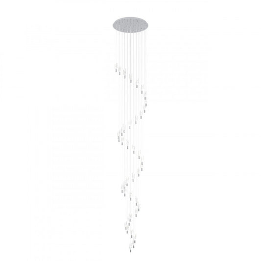 ORIHUELA COLG ACERO CROMO H5000 DM780 2234K LED 8800LM IP20