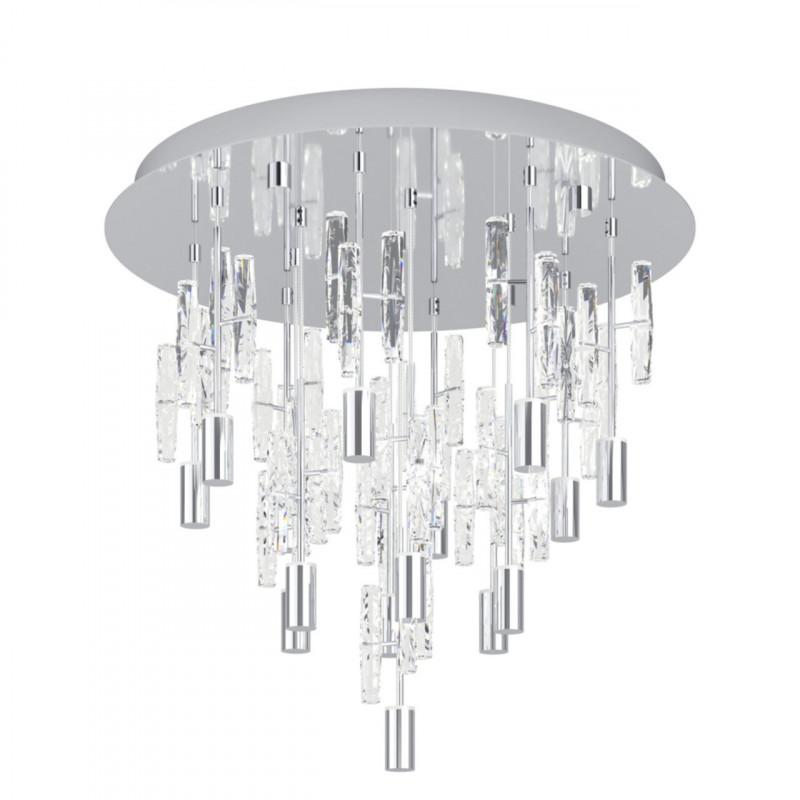 ORIHUELA TECHO ACERO CROMO  H490 DM500 2234K LED 3700LM IP20