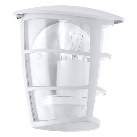 ALORIA APLIQUE EXT. BLANCO ALU PLASTICO MURO 1X60W E27