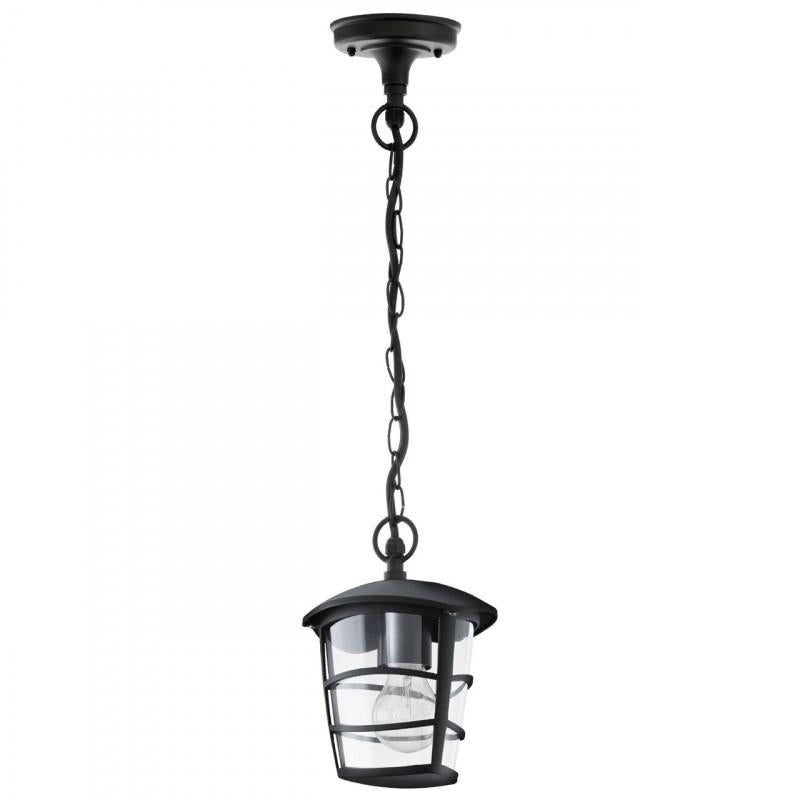 ALORIA LAMP COLG EXT. NEGRO H685 1X60W E27