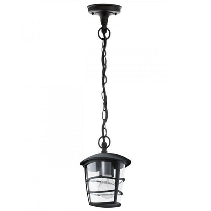 ALORIA LAMP COLG EXT. NEGRO H685 1X60W E27