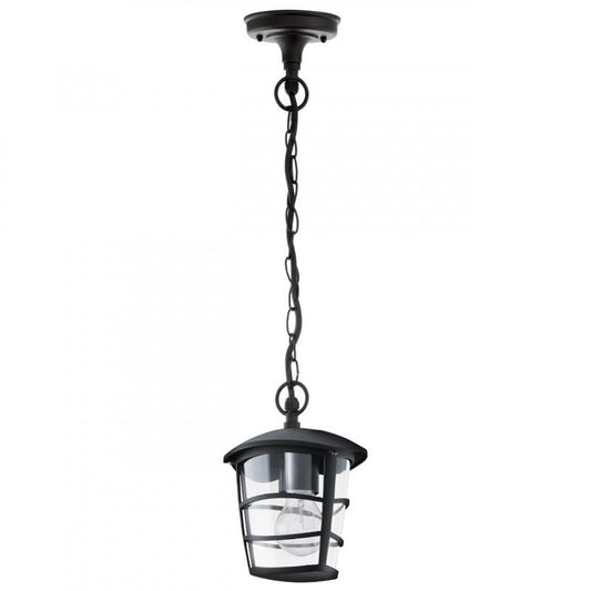 ALORIA LAMP COLG EXT. NEGRO H685 1X60W E27