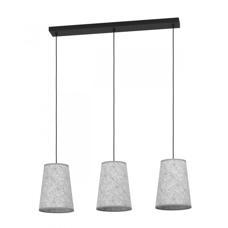 ALSAGER COLG ACERO NEGRO L910 H1100 DM0 E27 3X40W IP20