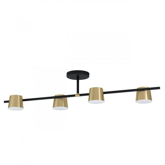 ALTAMIRA LAMP TECHO ACERO NEGRO L1155 H235 GU10 4X5W IP20