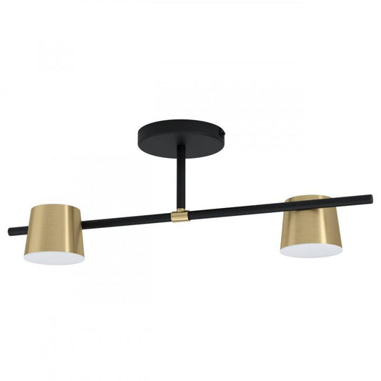 ALTAMIRA LAMP TECHO ACERO NEGRO L700 H235 GU10 2X5W IP20