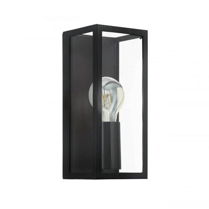 AMEZOLA LAMP MURO ACERO NEGRO L110 H260 LC E27 1X60W IP44