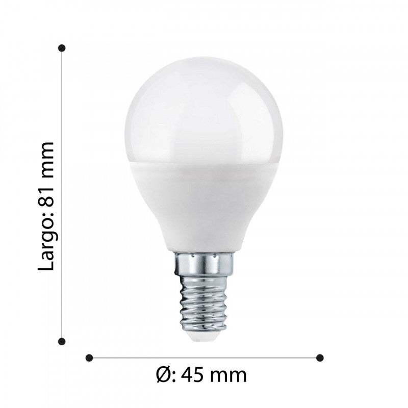 Ampolleta E14 5,5W Blanca Cálida Opal 470lm