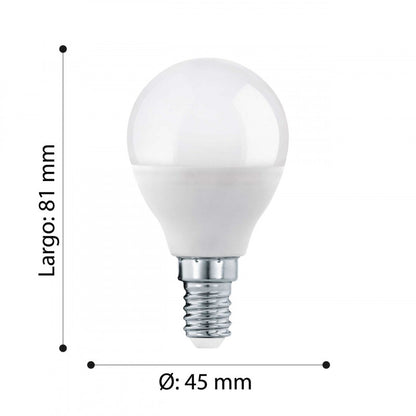 Ampolleta E14 5,5W Blanca Cálida Opal 470lm