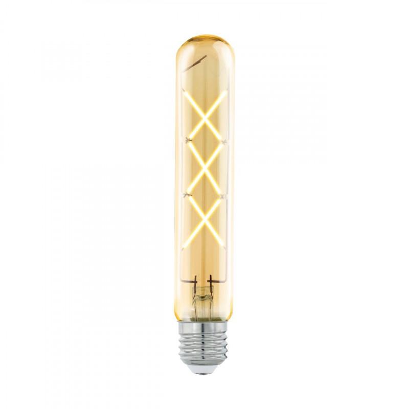 AMP 4W E27 T30 DECO AMBAR L185 DM30 2200K 360LM