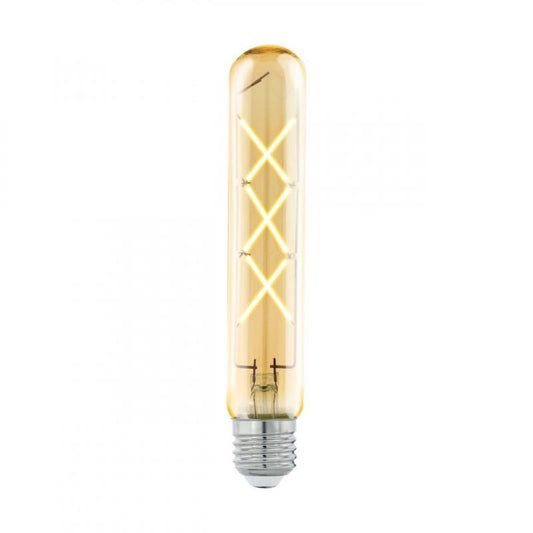 AMP 4W E27 T30 DECO AMBAR L185 DM30 2200K 360LM