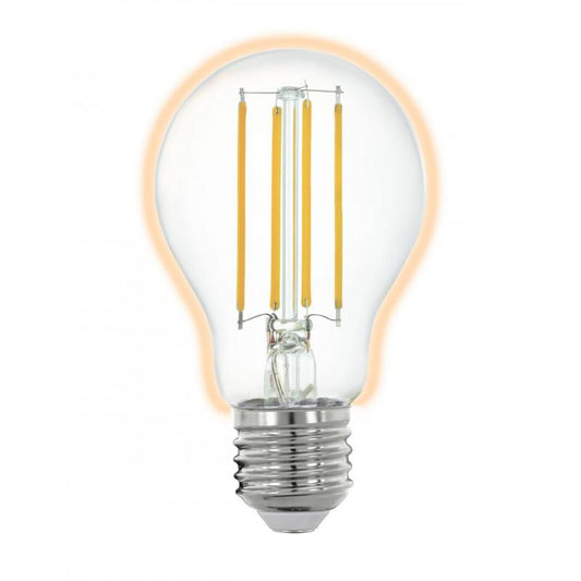 AMP 6W E27 A60 DECO RETRO TRANSP L105 DM60 2700K 806LM DIM