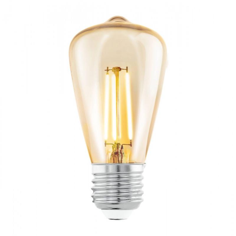 AMP 3,5W E27 ST48 DECO AMBAR L100 DM48 2200K 220LM