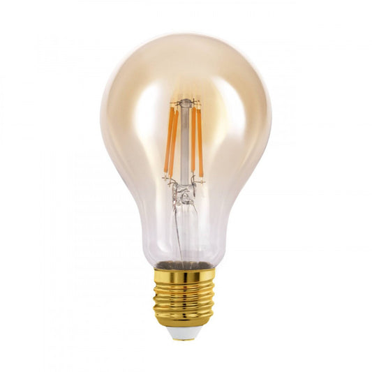 AMP 4W E27 A75 DECO AMBAR L135 DM75 2200K 320LM