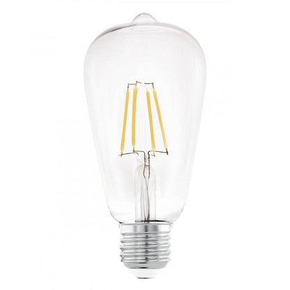 AMP 7W E27 ST64 DECO TRANS L142 DM64 2700K 806LM