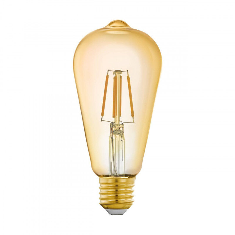 AMP 5,5W E27 ST64 DECO AMBAR BLE L142 DM64 2200K 500LM DIM