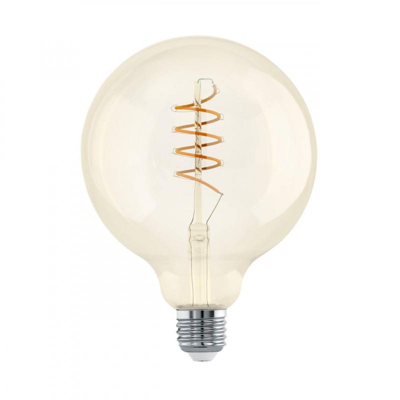 AMP 4W E27 G125 DECO AMBAR L170 DM125 2200K 260LM