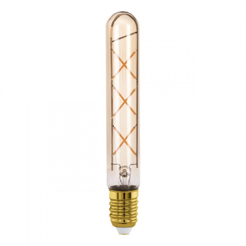 AMP 4W E27 T30 DECO AMBAR L185 DM30 2200K 360LM