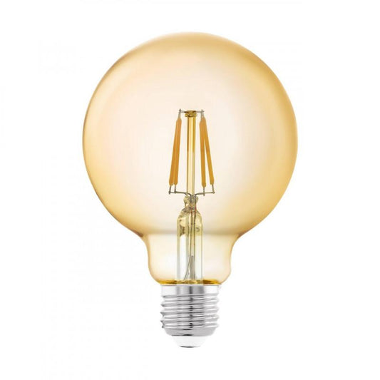 AMP 4W E27 G95 DECO AMBAR L140 DM95 2200K 330LM