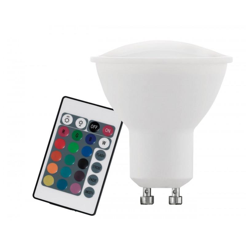 AMP. 4W GU10 LED RGB+WW L54 DM53 3000K 220lm DIM C/CTRL