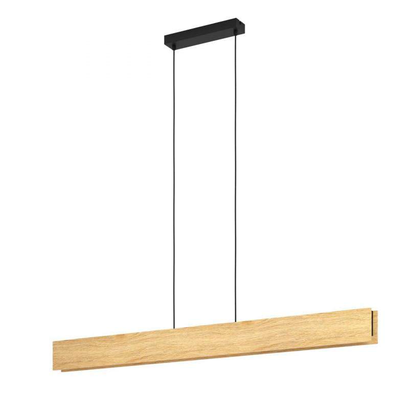 ANCHORENA-Z COLG MADERA ACERO CAFÉ L1230 H1100 2765K 3980lm