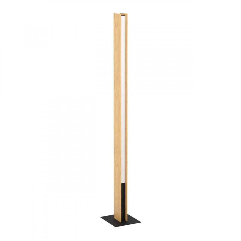 ANCHORENA-Z PIE MADERA ACERO CAFÉ L105 H1500 2765K 3980lm