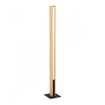 ANCHORENA-Z PIE MADERA ACERO CAFÉ L105 H1500 2765K 3980lm