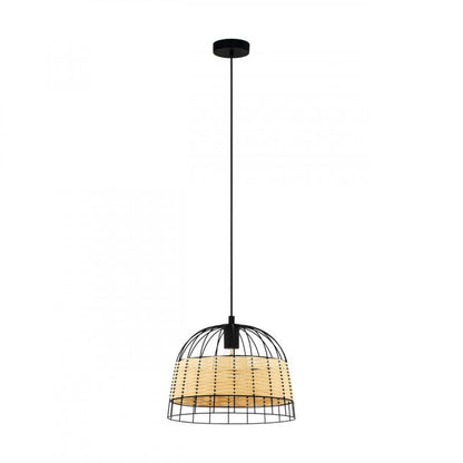 ANWICK COLG ACERO NEGRO H1100 DM370 E27 1X40W IP20