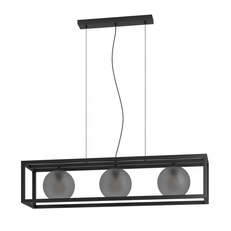 ARANGONA COLG Acero Negro L1100 H1500 E27 3X40W IP20