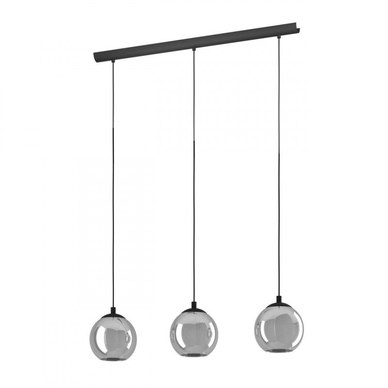 ARISCANI LAMP COLG ACERO NEGRO L765 H1100 LC E27 3X40W IP20