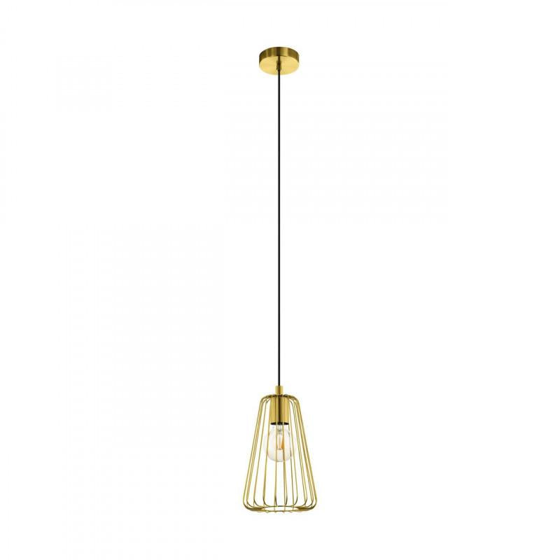 AUSTELL LAMP COLGANTE ACERO DORADO H1100 DM170 1X60W E27
