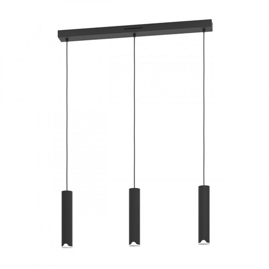 BALAMORTA-Z COLG ACERO NEGRO L780 H1100 2765K 1500lm 3X3,7W