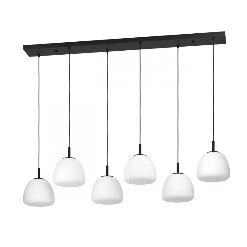 BALMES COLG ACERO NEGRO L1445 H1500 E27 6X40W IP20