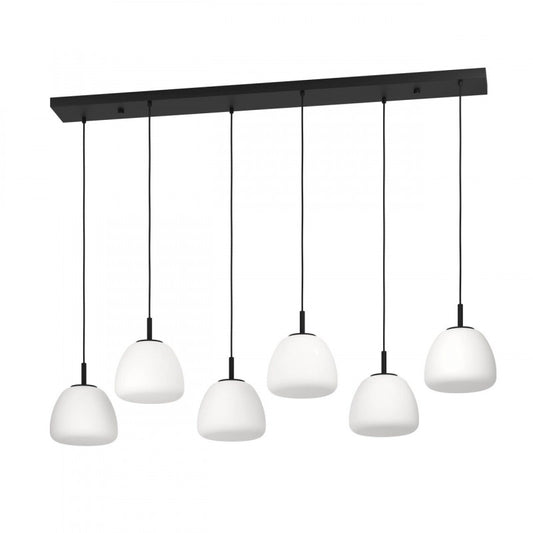 BALMES COLG ACERO NEGRO L1445 H1500 E27 6X40W IP20