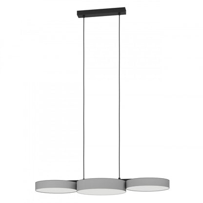 BARBANO-Z COLG ACERO NEGRO L820 H1100 2765K LED 3X7,5W IP20