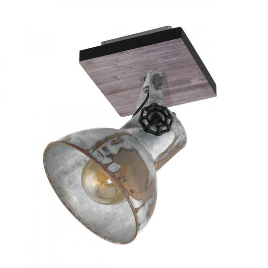 BARNSTAPLE FOCO SP CAFÉ PATIN ZINC ENVEJ. L160 1X40W E27