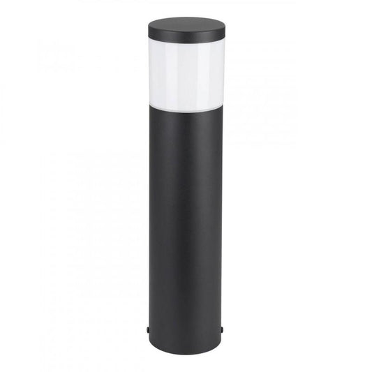 BASALGO-Z PED/EX ACERO INOX NEGRO H450 DM105 E27 1X9W IP44