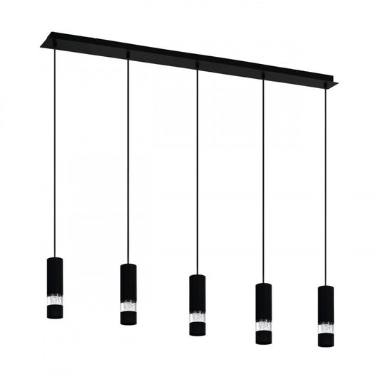 BERNABETA COLG ACERO NEGRO L1165 H1500 GU10 5X5W IP20