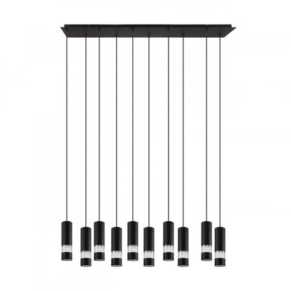 BERNABETA COLG ACERO NEGRO L1170 H1500 GU10 10X5W IP20