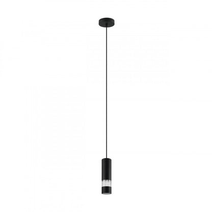 BERNABETA COLG ACERO NEGRO H1500 DM105 GU10 1X5W IP20