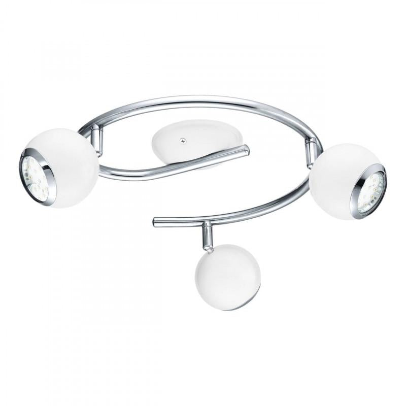 BIMEDA FOCO RIEL CIRCULAR G BLANCO L290 3X3W GU10 LED