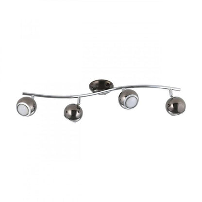 BIMEDA FOCO RIEL ANTRACITA L640 4X3W GU10 LED
