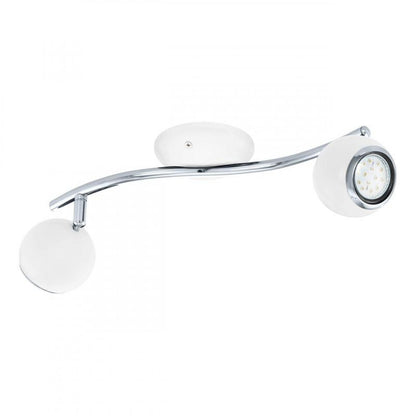 BIMEDA FOCO RIEL BLANCO L365 2X3W GU10 LED