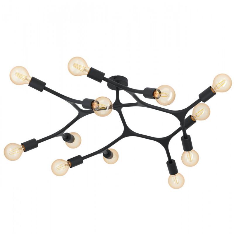 BOCADELLA 1  TECHO ACERO NEGRO H360 DM920 E27 12X60W