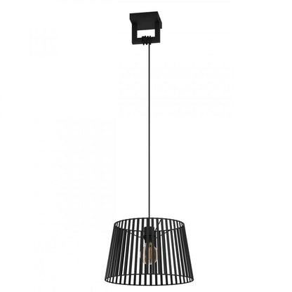 BOGOTA COLG ACERO NEGRO H1500 DM380 E27 1X40W IP20