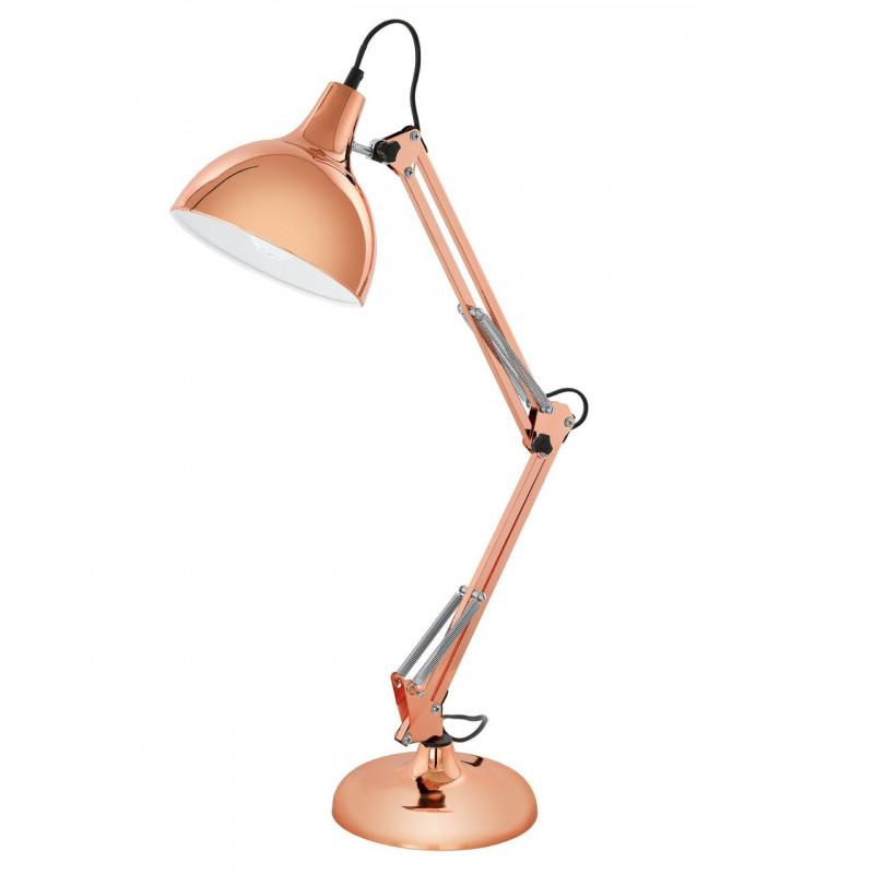 BORGILLIO LAMP ESCRITOR COBRE VINTAGE H710 DM190 1X60W E27