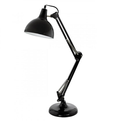 BORGILLIO LAMP ESCRITOR NEGRA VINTAGE H710 DM190 1X60W E27
