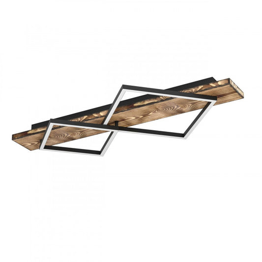 BOYAL TECHO NEGRO CAFE  L780 H90 3000K LED  1X13W 1X15W IP20